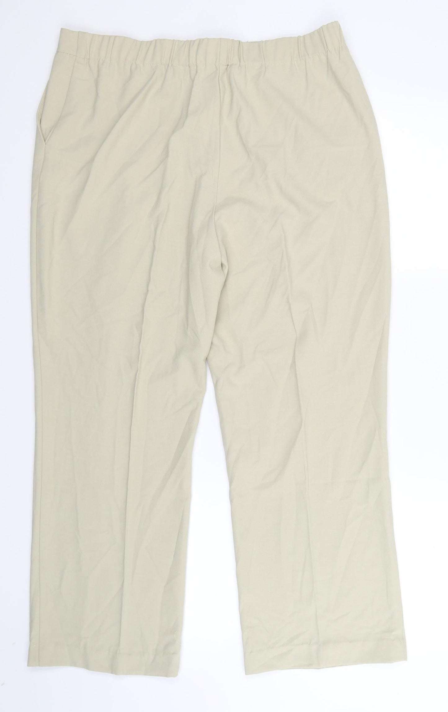 Berkertex Womens Beige   Trousers  Size 16 L27 in