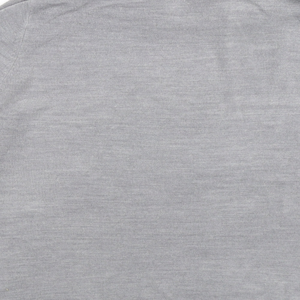 Bonmarché Womens Grey  Knit Pullover Jumper Size 14