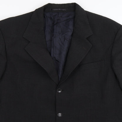 Preloved NEXT Mens Black   Jacket Suit Jacket Size 40 - Detail