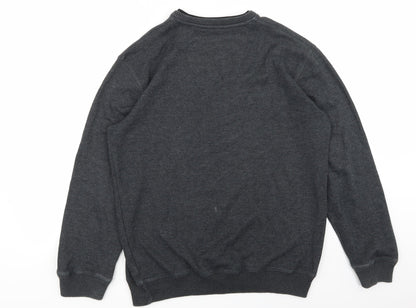Preloved Easy Mens Grey   Pullover Jumper Size M - Back