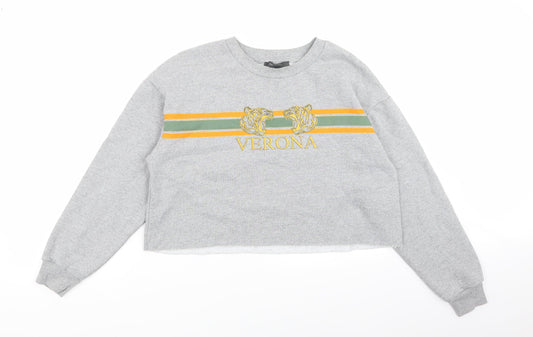 Primark Womens Grey   Pullover Jumper Size 12