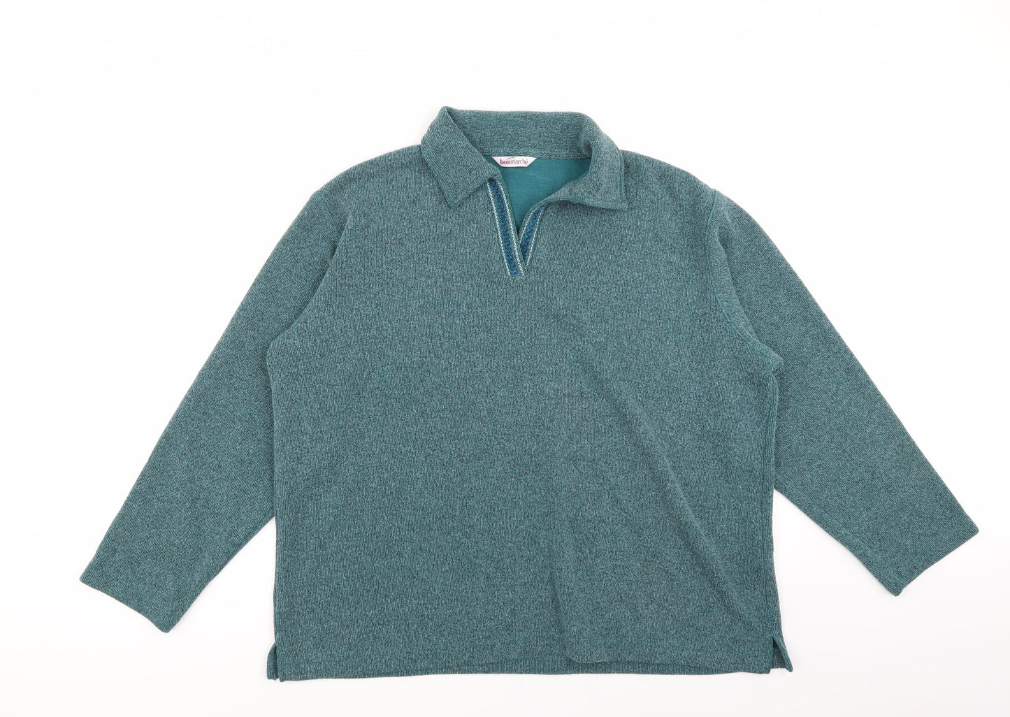 Bonmarché Womens Green   Pullover Jumper Size L