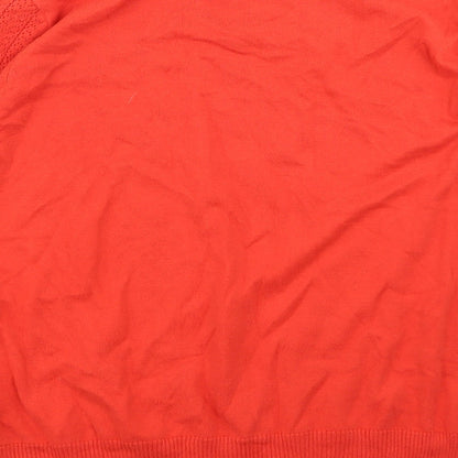 Preloved Essential Womens Orange   Basic T-Shirt Size XL - Label