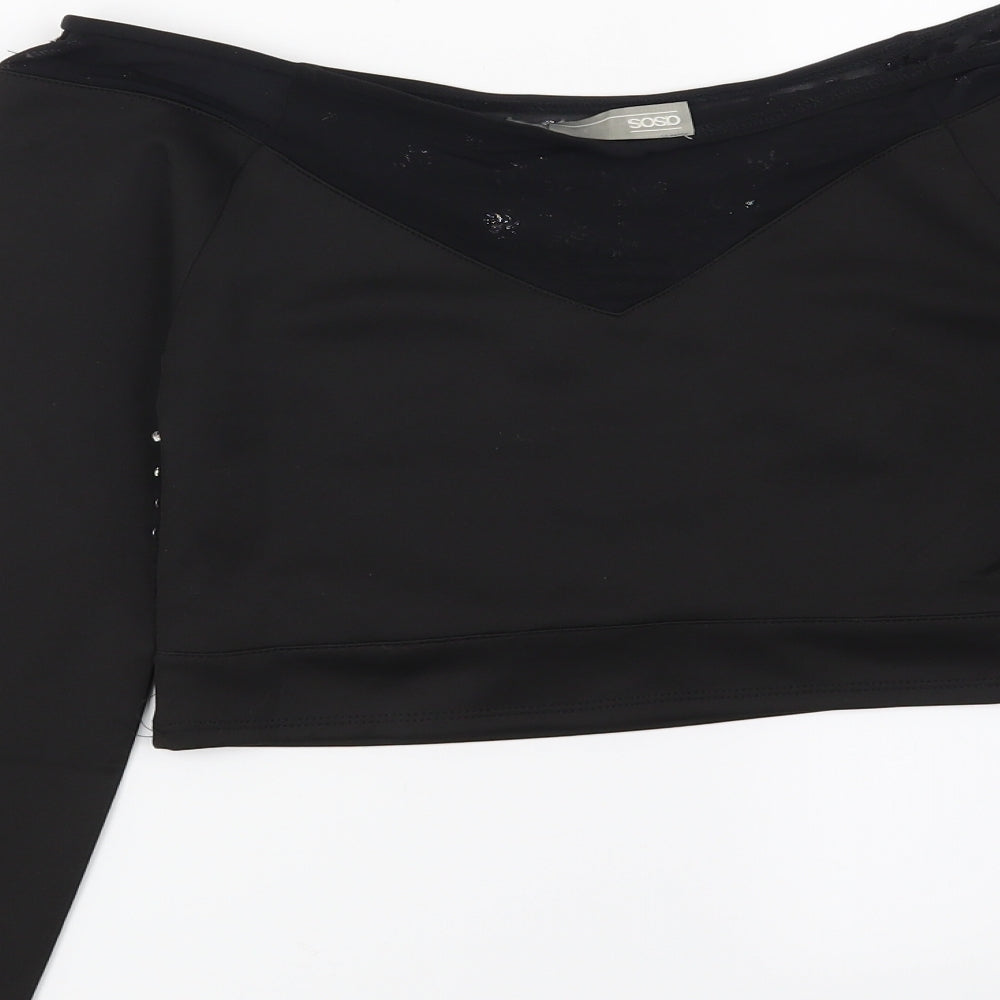 ASOS Womens Black   Basic Blouse Size 10