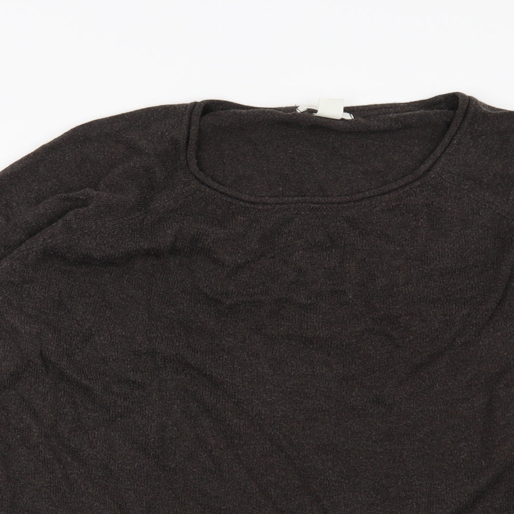 H&M Womens Grey   Pullover Jumper Size L