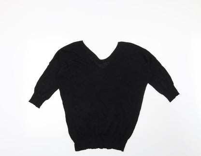 Preloved NEXT Womens Black   Pullover Jumper Size 12 - Back