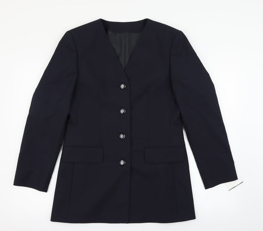 Impressions Womens Blue   Jacket Suit Jacket Size 10