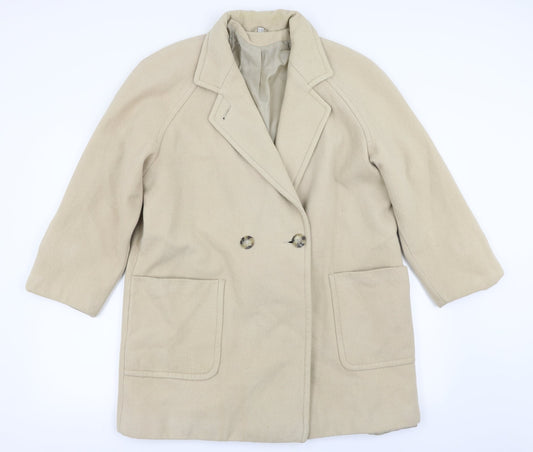 Bonmarché Womens Beige   Overcoat Coat Size 18