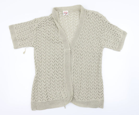 Gazelle London Womens Beige   Cardigan Jumper Size 2XL