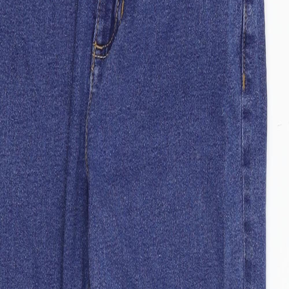 Preloved M&S Womens Blue  Denim Skinny Jeans Size 6 L27 in - Detail