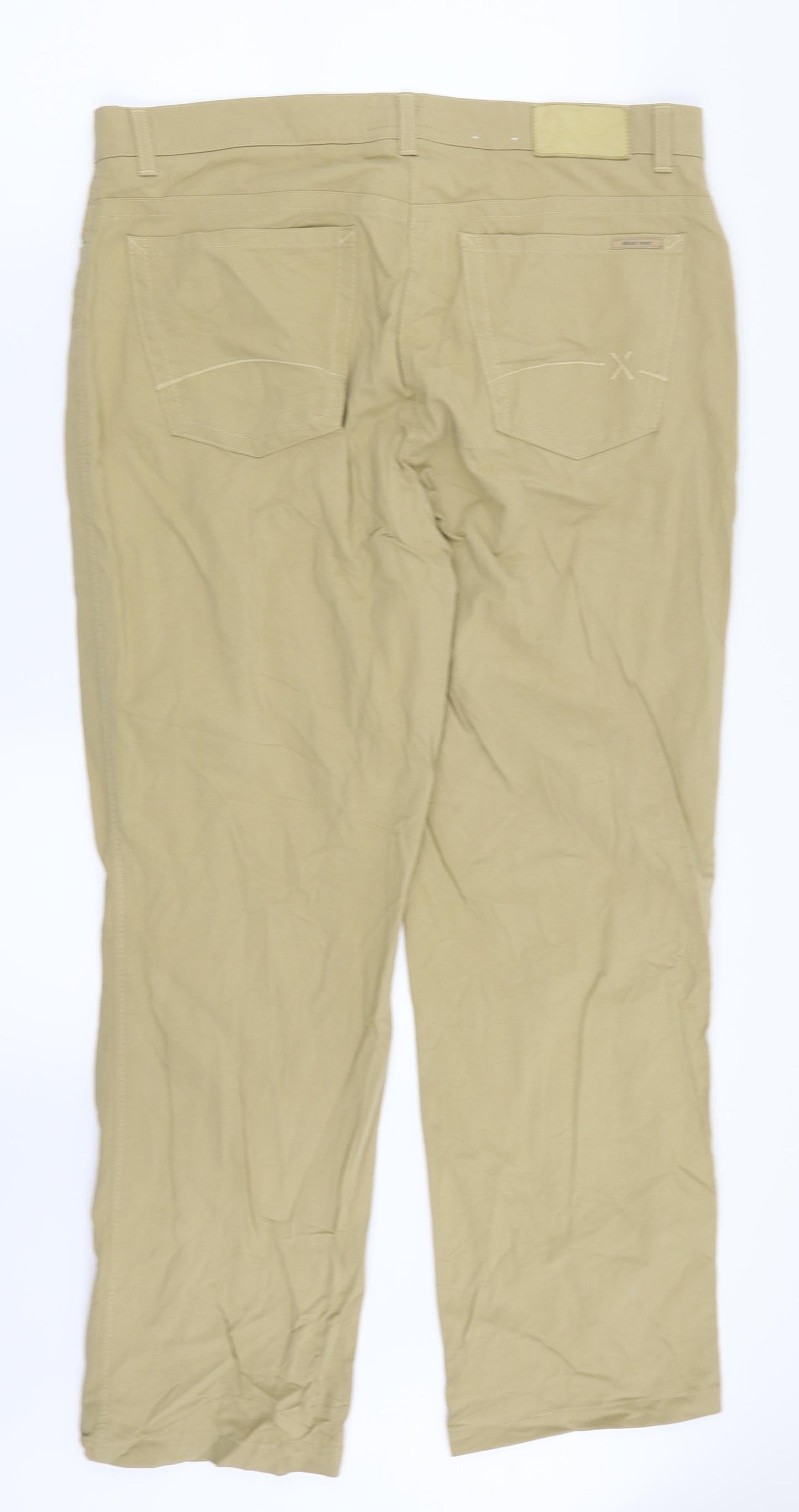 BRAX Womens Beige   Chino Trousers Size 18 L28 in
