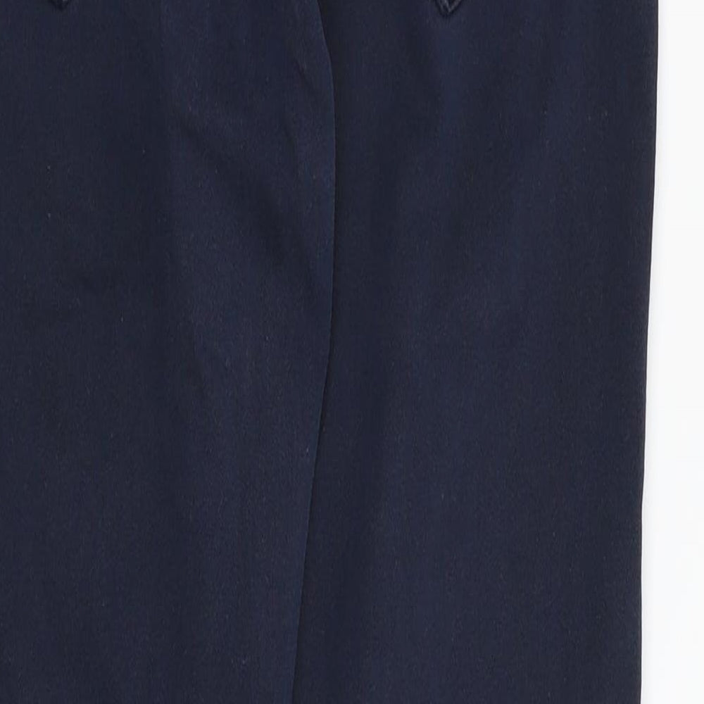 H&M Womens Blue   Chino Trousers Size 14 L28 in