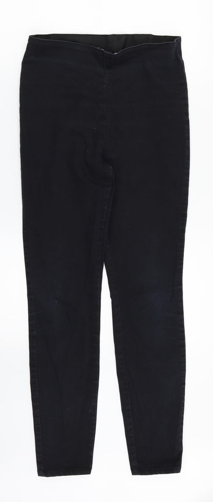 Preloved H&M Womens Black   Jegging Jeans Size 8 L27 in - Front
