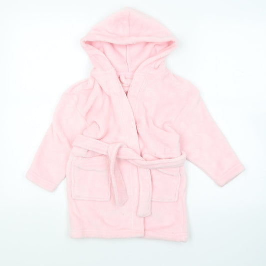 NEXT Girls Pink Solid   Robe Size 2-3 Years