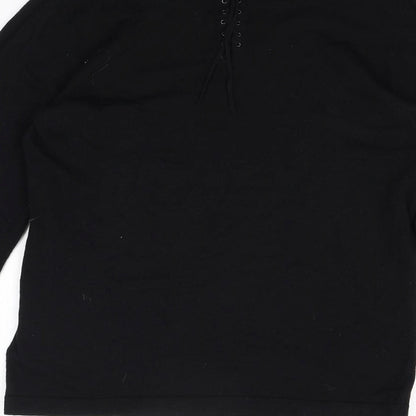 Preloved NEXT Womens Black  Knit Pullover Jumper Size 10 - Label