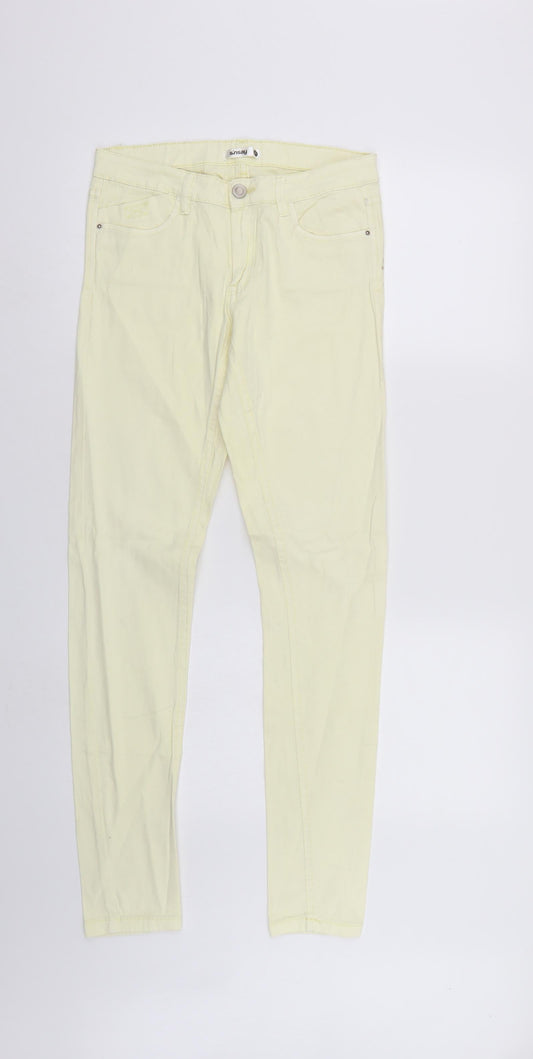 Sinsay Womens Yellow   Tapered Jeans Size M L29 in
