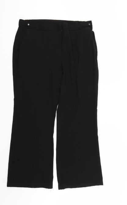 Preloved CAPSULE Womens Black   Trousers  Size 36 in L28 in - Front