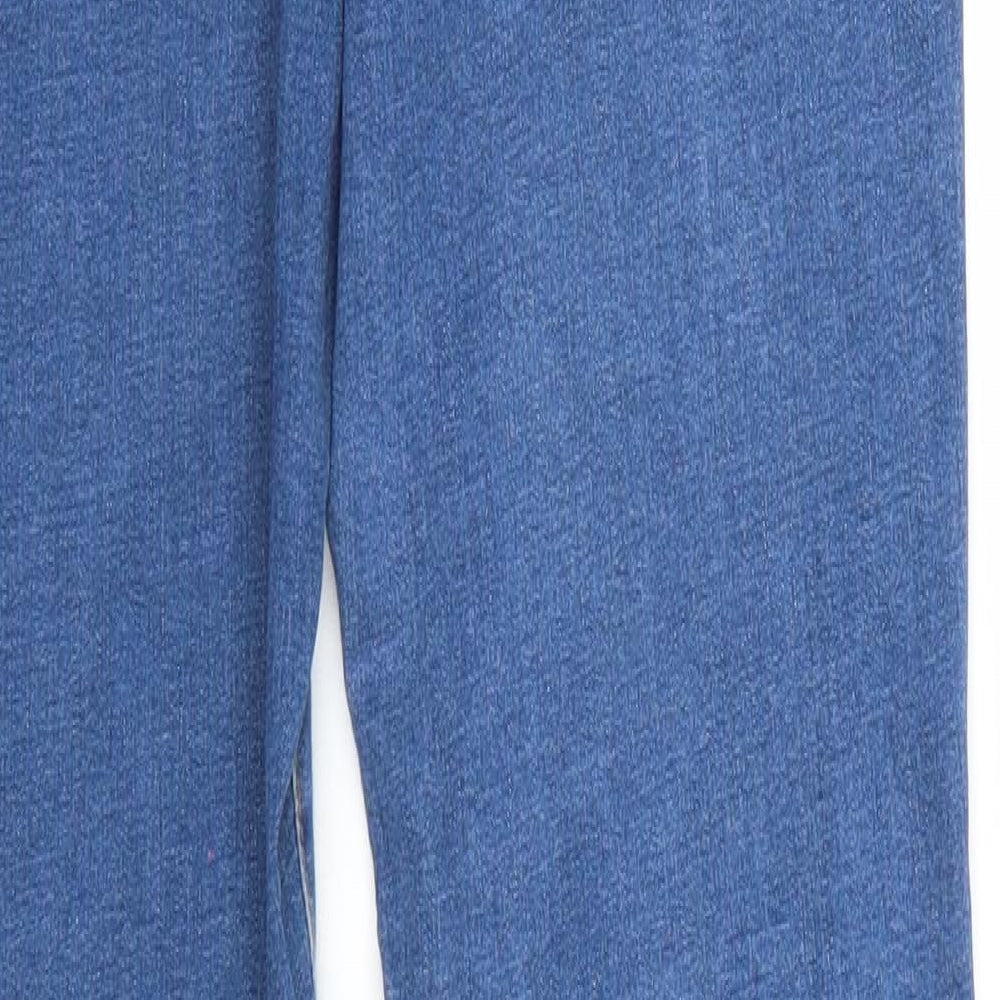 Denim & Co. Womens Blue  Denim Tapered Jeans Size 14 L29 in