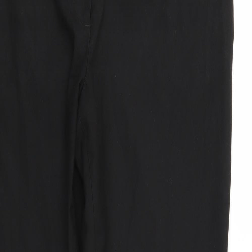 H&M Womens Black   Trousers  Size 14 L27 in