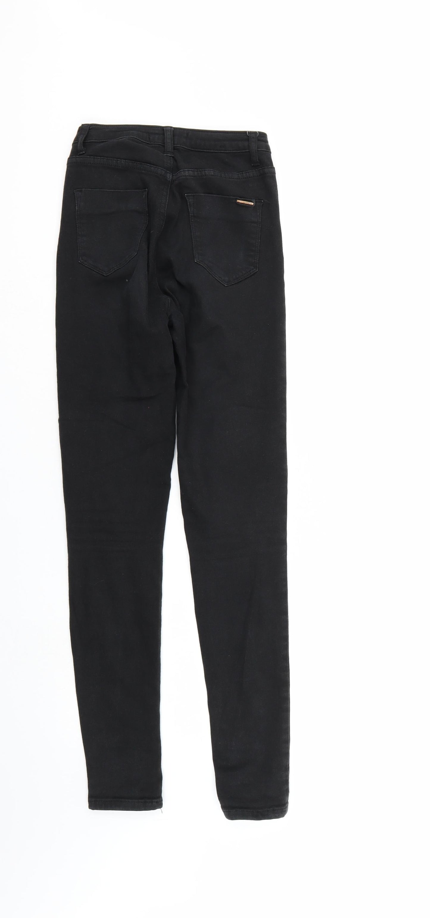 Toxik3 Womens Black  Denim Straight Jeans Size 6 L31 in