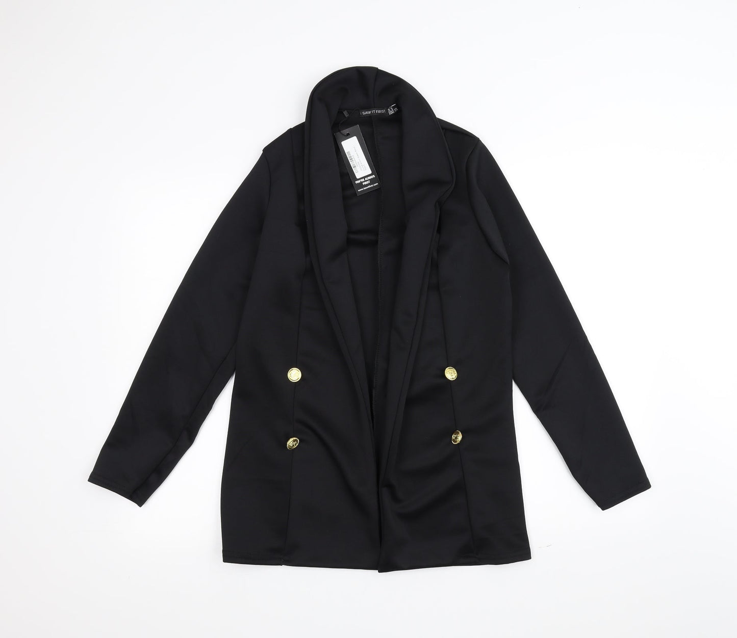 I SAW IT FIRST Womens Black   Jacket  Size 8