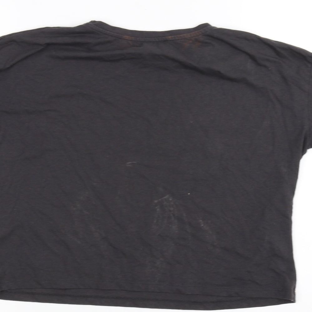 New Look Womens Black   Basic T-Shirt Size 10