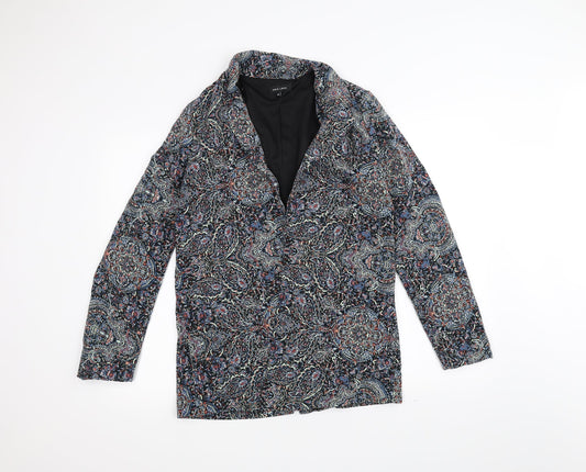 New Look Womens Black Floral  Jacket  Size 12