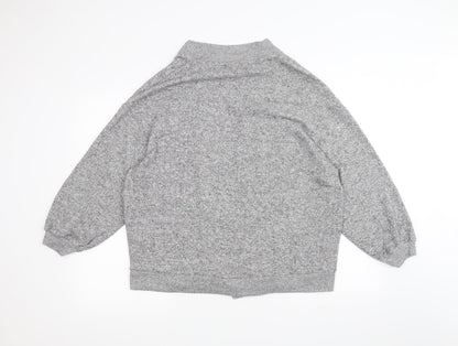 Preloved H&M Mens Grey   Cardigan Jumper Size XS - Back