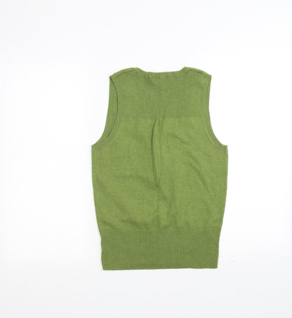 Preloved DUNNIES Womens Green   Basic T-Shirt Size 10 - Back