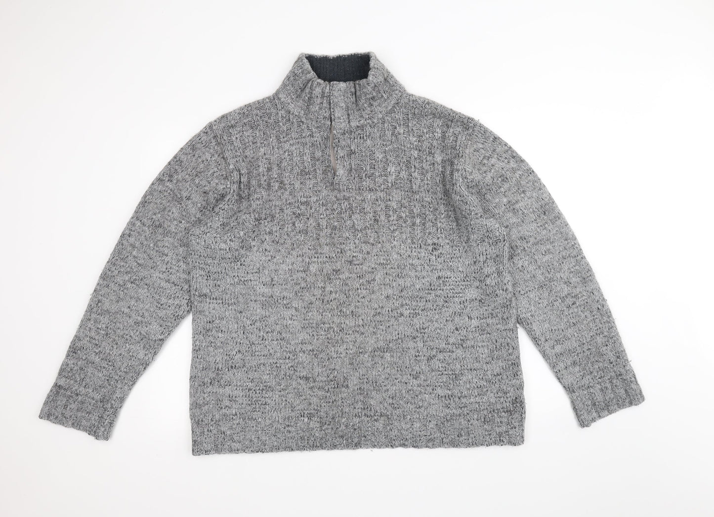Marks and Spencer Womens Grey  Knit Jacket  Size L