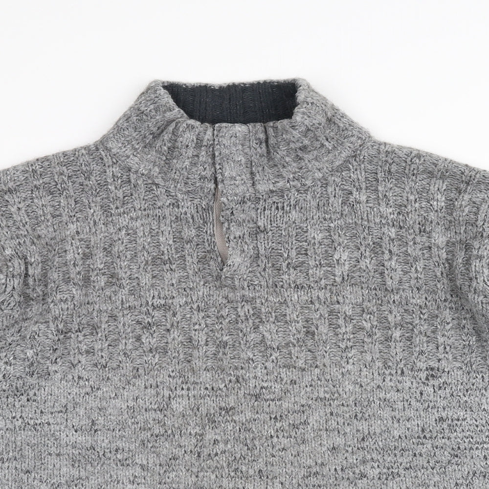 Marks and Spencer Womens Grey  Knit Jacket  Size L