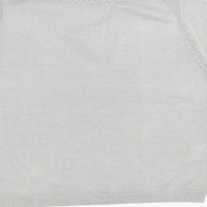 Preloved Damart Womens Grey  Knit Pullover Jumper Size 12 - Label