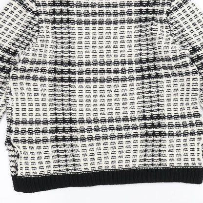 Preloved TU Womens White  Knit Pullover Jumper Size 10 - Label