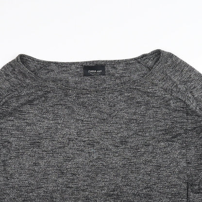 Preloved Zara Womens Black   Basic T-Shirt Size S - Detail