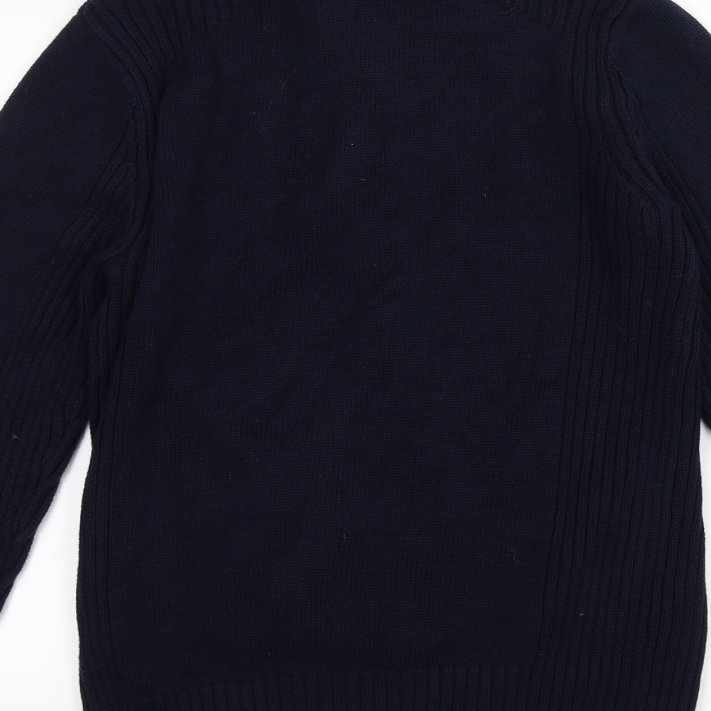 Savile Row Girls Blue  Knit Jacket  Size L