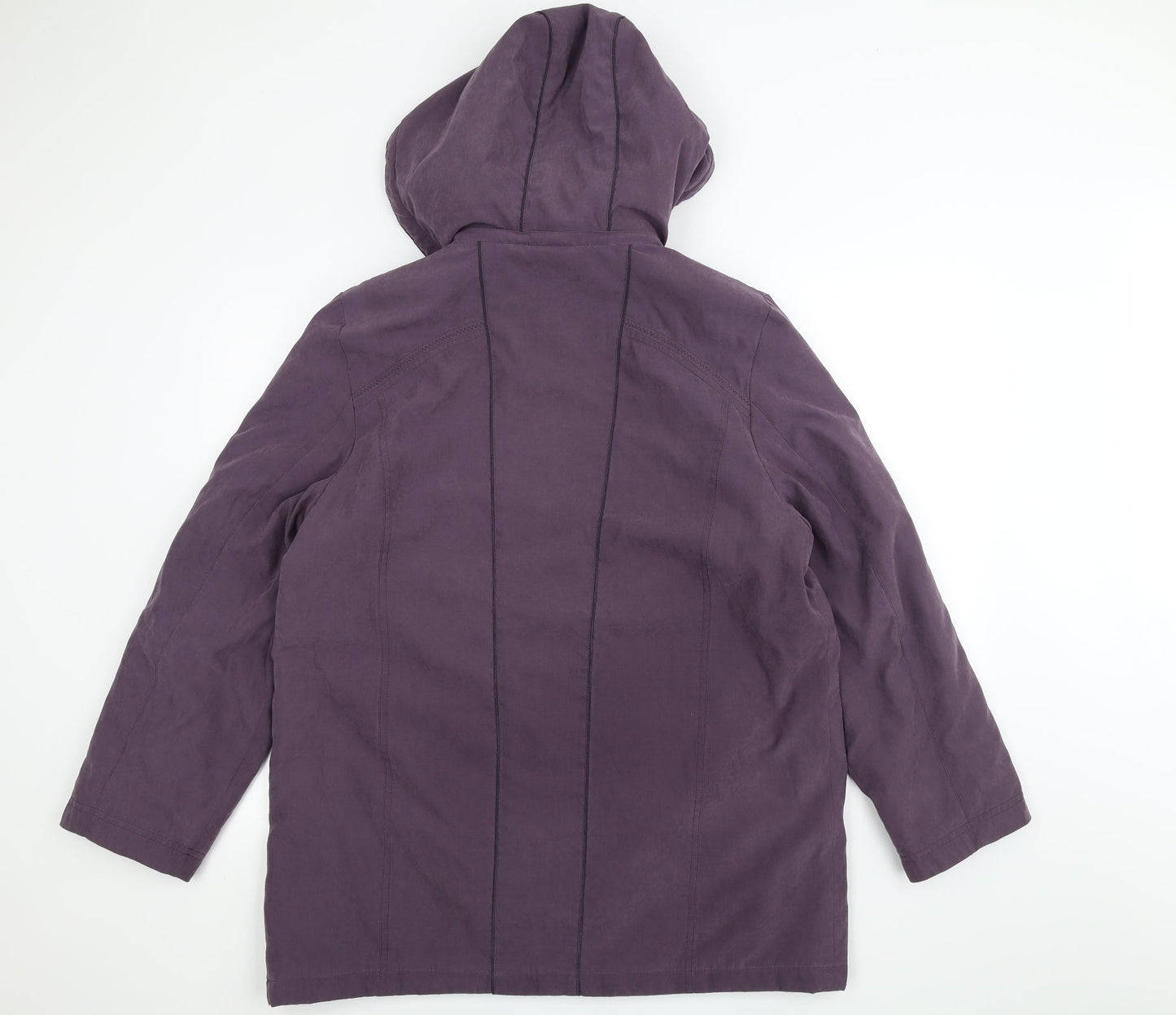 anna rose Womens Purple   Parka Coat Size L