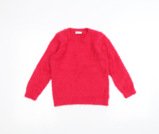 I love girl wear  Girls Pink   Pullover Jumper Size 7 Years
