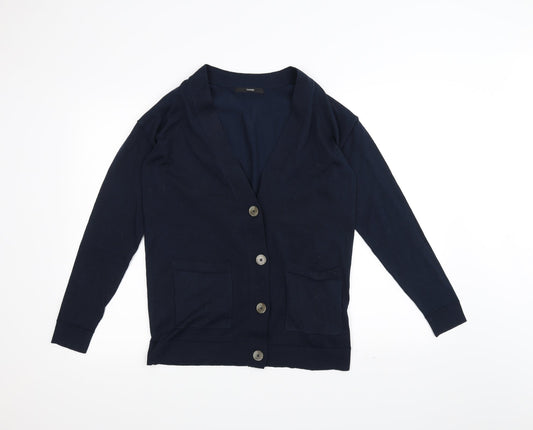 George Womens Blue   Cardigan Jumper Size S
