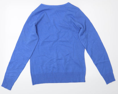 Preloved Tesco Womens Blue   Pullover Jumper Size M - Back
