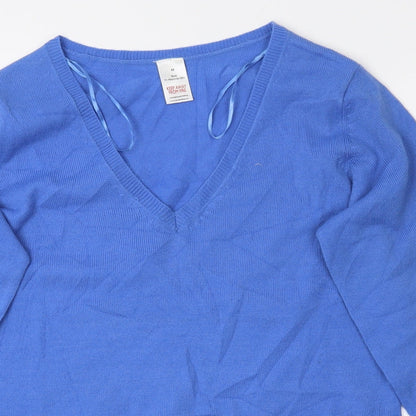 Preloved Tesco Womens Blue   Pullover Jumper Size M - Detail