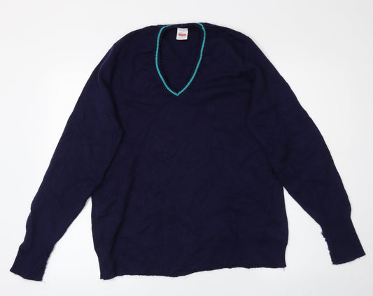 Clifton Womens Blue   Pullover Sweatshirt Size M