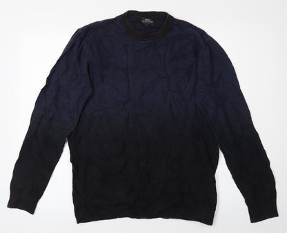 Preloved NEXT Mens Blue   Pullover Sweatshirt Size M - Front
