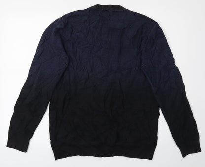 Preloved NEXT Mens Blue   Pullover Sweatshirt Size M - Back