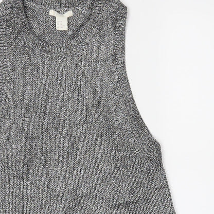 Preloved H&M Womens Silver   Basic Tank Size XS - Detail
