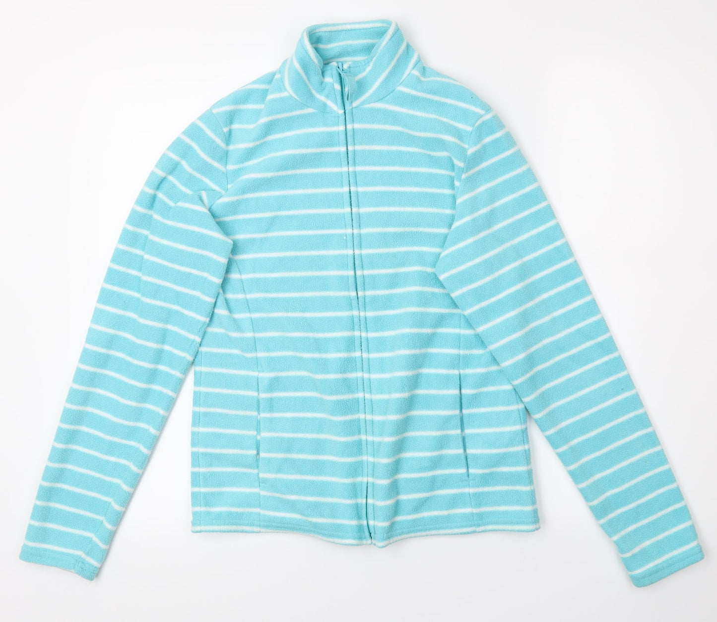 M&S Womens Blue Striped  Jacket  Size 10