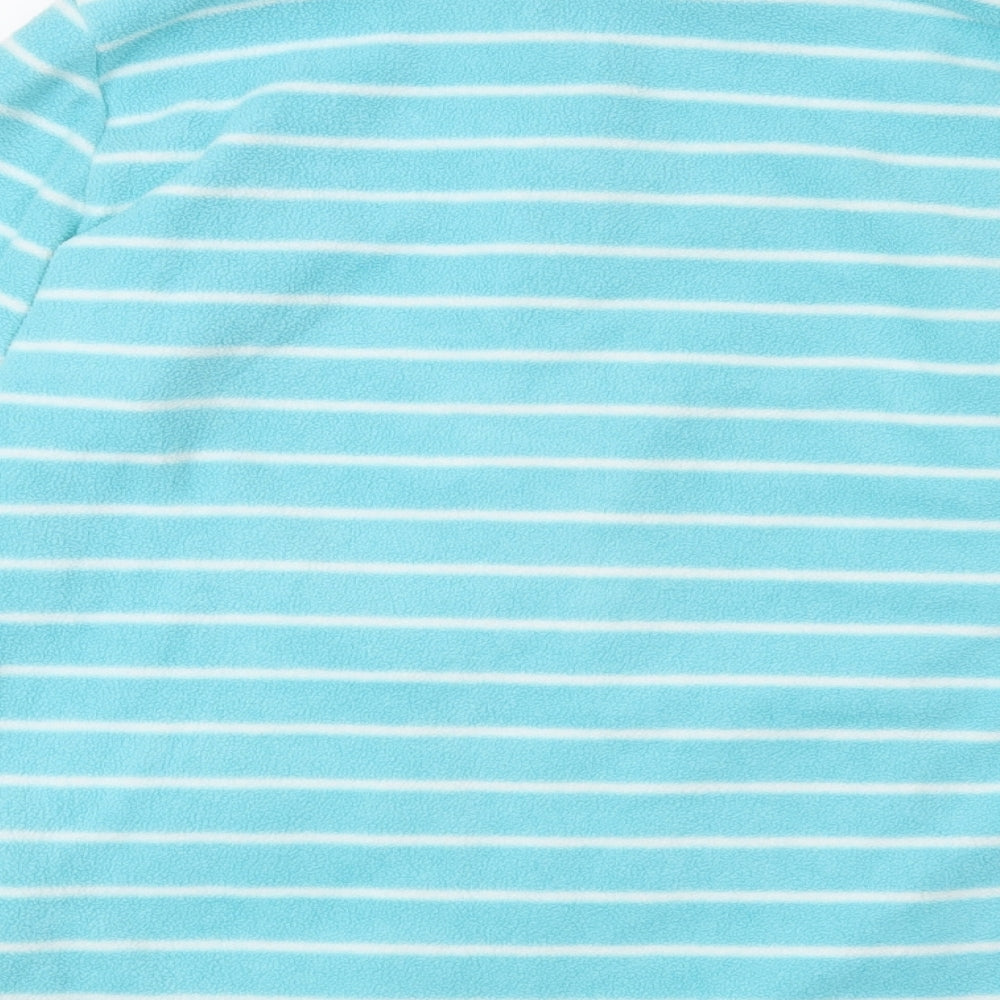 M&S Womens Blue Striped  Jacket  Size 10