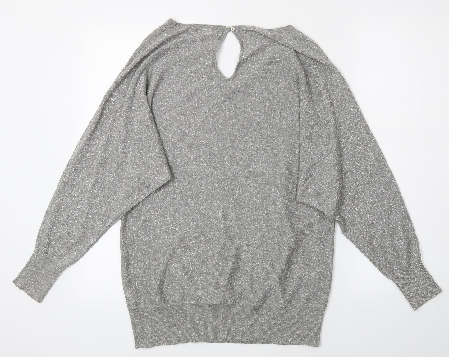 Encuentro Womens Silver   Basic Blouse Size M