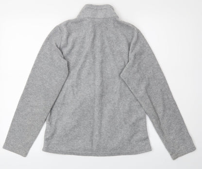 Preloved M&S Womens Grey   Jacket  Size 10 - Back