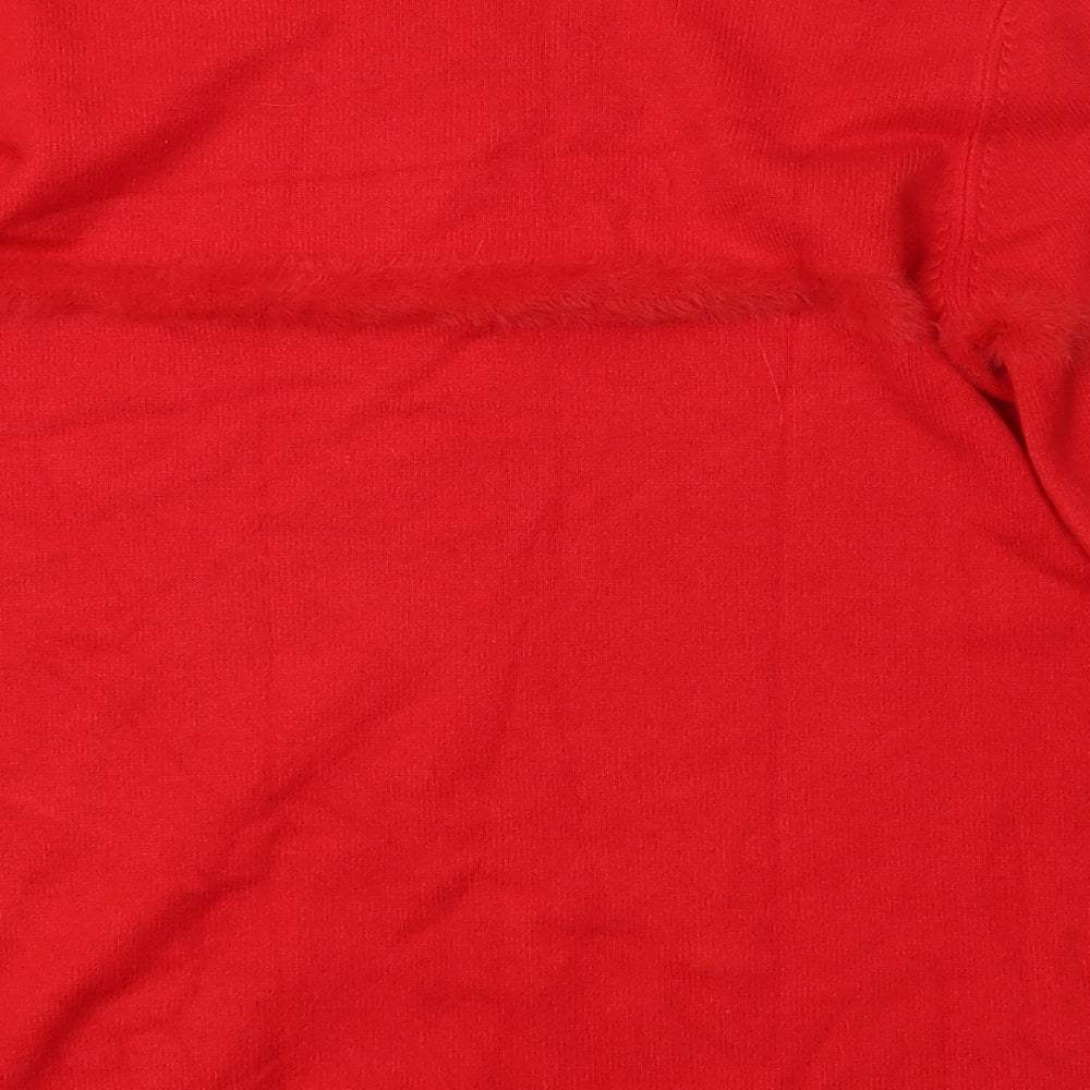 Pre Worn Womens Red   Pullover Sweatshirt Size M