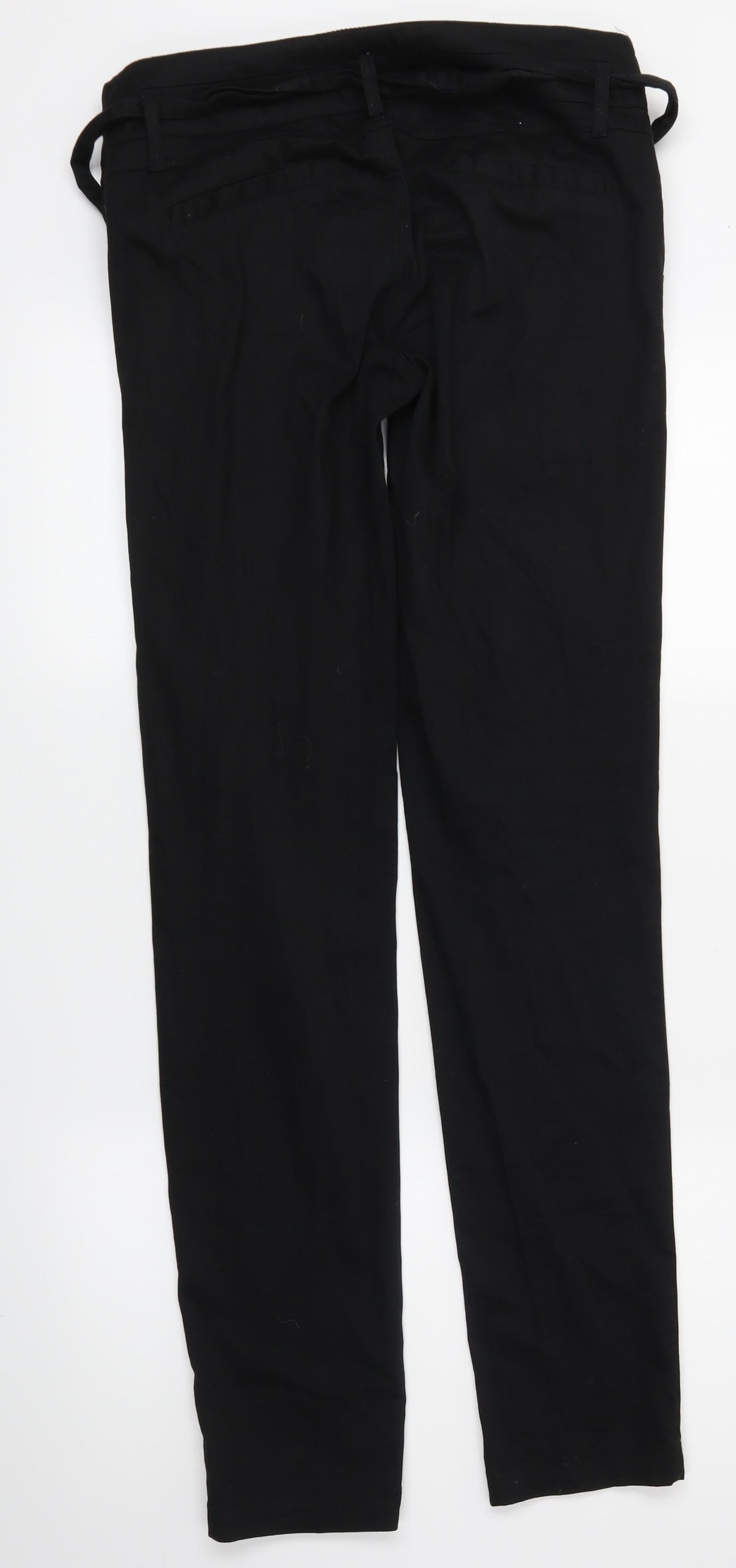 House Womens Black   Chino Trousers Size M L28 in